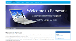 Desktop Screenshot of parsware.com